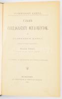 Flammarion Kamill: Csillagászati olvasmányok. Fordította: Feleki Kamill. Bp., 1897, Athenaeum. 457p. Kiadói egészvászon kötés, festett lapszélek, kopottas állapotban.
