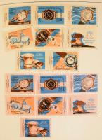 4200 darabos orosz gyufacímke gyűjtemény, berakóban, szépen rendezve. / Collection of 4200 Russian metch box labels