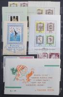 231 db magyar blokk és kisív 20 lapos jó berakóban