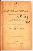 Rosco H. E.: Vegytan alapvonalai a tudomány legújabb nézetei szerint. Fordította: Dr. Lengyel Béla. Pest, 1871, Ráth Mór. 403p. Félvászon kötés, kopottas állapotban.