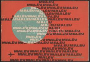 MALÉV - Magyar Légiközlekedési Vállalat térképes prospektus