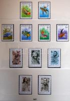 1961-1992 Magyar gyűjtemény hiányokkal és többletekkel 9 db albumban melyeket Lindner gyűrűs borítók...