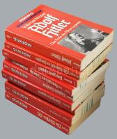 Moewig Dokumentation sorozat 9 kötete: John Keegan: Die Waffen SS. (x2), John Keegan: Der Fall Barbarossa., K. J. Macksey: Deutscher Panzertruppen. (x2), Peter Elstob: Legion Condor., James W. Stock: Der Kampf um Tobruk., Paul Kennedy: Der Kamp im Pazifik.; Werner Maser: Adolf Hitler. Das Ende der Führer-Legende. München/Rastatt, 1981-1989, Moewig. Német nyelven. Kiadói papírkötések, kissé kopott borítókkal, egy borítón címkével, az alsó lapéleken kék "csíkokkal". Német nyelven. Gazdag képanyaggal illusztrált. Kiadói papírkötés.