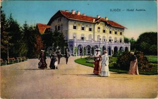 1916 Ilidza, Ilidze bei Sarajevo; HotelAustria. Verlag Leon Finzi (Rb)
