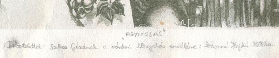 Szász Endre (1926-2003): "Agymosás". Computer print, merített papír, jelzett, számozott (3...