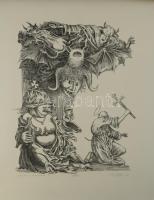 Vén Zoltán (1941-): Szent Antal megkísértése. Litográfia, papír, jelzett, művészpéldány EA XV/XII számozással, 38×27,5 cm