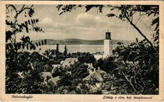 Balatonboglár, látkép, római katolikus templom (EK)