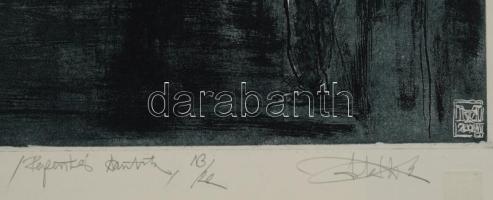 Takáts Márton (1971-): Az alvilágban, 2004. Repesztés, akvatinta, papír, jelzett, számozott: 13/22 (...
