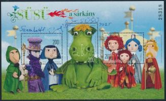2019 Mesehősök I. Süsü a sárkány blokk Bodrogi Gyula aláírásával