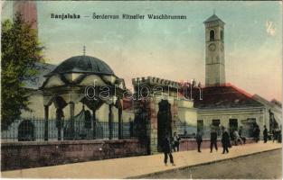Banja Luka, Banjaluka; Serdervan Ritueler Waschbrunnen / Shadirvan of Ferhadija mosque (tear)
