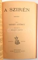 Ohnet György: A szirén I-II-III. Egyetemes Regénytár. Bp., Singer és Wolfner. Kiadói egészvászon köt...