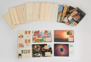 1983 Iskolás gyerekek közötti levelezés, 53 db levél, közte mesefigurás és színes képekkel illusztrált borítékokkal