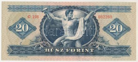 1962. 20Ft "C 198 082260" T:UNC / Hungary 1962. 20 Forint "C 198 082260" C:UNC
...