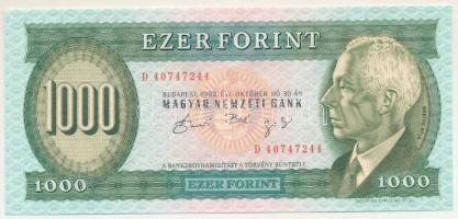 1992. 1000Ft "D 40747244" T:UNC / Hungary 1992. 1000 Forint "D 40747244" C:UNC
...