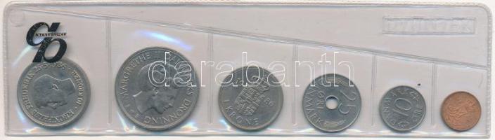 Dánia 1986. 5ö -10K (6xklf) forgalmi sor fóliatokban T:UNC
Denmark 1986. 5 Öre -10 Kroner (6xdiff) ...