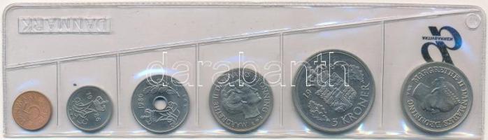 Dánia 1986. 5ö -10K (6xklf) forgalmi sor fóliatokban T:UNC
Denmark 1986. 5 Öre -10 Kroner (6xdiff) ...