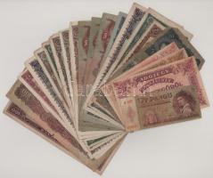 Vegyes 20db-os pengő bankjegy tétel T:F,VG