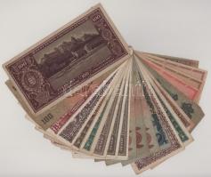 Vegyes 20db-os pengő bankjegy tétel T:F,VG