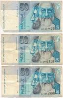 Szlovákia 2002. 50K (3x) T:F,VG Slovakia 2002. 50 Korun (3x) C:F,VG Krause 21.