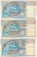 Szlovákia 2002. 50K (3x) T:F,VG
Slovakia 2002. 50 Korun (3x) C:F,VG
Krause 21