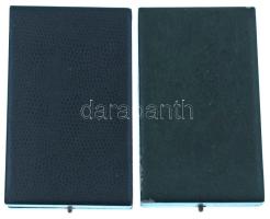 1992. "Vám és Pénzügyőrség" Szolgálati Érdemérem (2db) 10 és 15 év után, bronz és zománcoz...