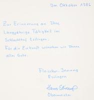 Kostbarkeiten des Fleischerhandwerks. [A mészárosmesterség kincsei.]
Aus Zunftgeschichte und Volksk...