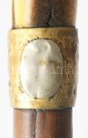 Sétabot, agancs fogóval, h: 85 cm