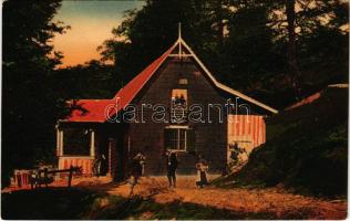 1915 Gajna-hegység, Muntele Gaina (Erdélyi-középhegység, Muntii Apuseni); Az Aradi Turista Egyesület "Czárán Gyula" menedékháza, meteorológiai állomása és saját kiadása / tourist house and meteorological station (EK)