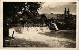 1943 Székelyudvarhely, Odorheiu Secuiesc; Küküllő gátja / Tarnava river dam (fa)
