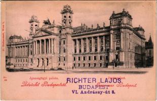 1898 Budapest V. Igazságügyi palota. D. Halberstadt (EK)