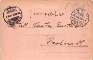 1898 Budapest V. Igazságügyi palota. D. Halberstadt (EK)