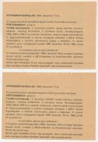1985. "Ajándéksorsjegy - Papírgyűjtési Akció" az Észak-Magyarországi "MÉH" Nyers...