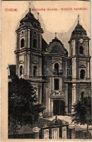Chelm, Kulm, Holm, Cholm; Katholische Kirche / Kosciól katolicki. M. I. Bronfeld / Catholic church (cut)