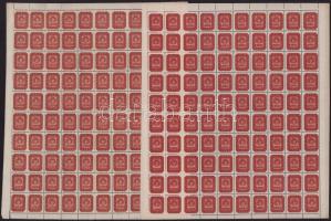 1946 Milpengős 1.000 mP + 30.000mP hajtott ívek