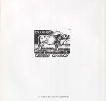 Magyar kisgrafika 1970. A XIII. Ex Libris Kongresszus ajándékmappája, 37 kisgrafikával. (Számozott.)...