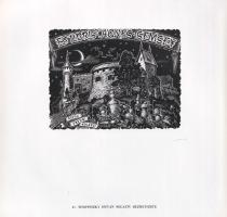 Magyar kisgrafika 1970. A XIII. Ex Libris Kongresszus ajándékmappája, 37 kisgrafikával. (Számozott.)...