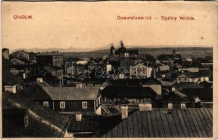 Chelm, Kulm, Holm, Cholm; Gesamtansicht / Ogólny Widok. M. I. Bronfeld / general view (cut)