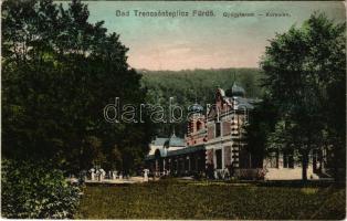 Trencsénteplic, Trencianske Teplice; gyógyterem. Ondreicska Fábián kiadása / Kursalon / spa hall