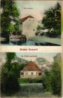 1912 Szenc, Szencz, Szempcz, Senec; vízimalom, Gróf Pálffy vadászlak, kastély / watermill, hunting lodge, castle (EK)