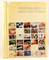 Firmenmuseen in Baden-Württemberg. Hrsg. von Gert Kollmer-von Oheimb-Loup und Götz Adriani. Stuttgart, 2010, Verlag W. Kohlhammer.Német nyelven. Gazdag képanyaggal illusztrált. Kiadói egészvászon-kötés, kissé foltos kiadói illusztrált műanyag védőborítóban, a borítókon kis sérülésekkel.
