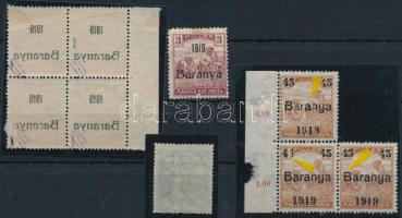 Baranya 1919 9 db bélyeg érdekességekkel