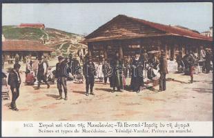 Yénidjé-Vardar priests at the market (Rb)