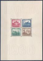 1930 IPOSTA blokk Mi 1 luxus minőség. (Mi EUR 1.600.-)