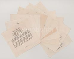 1989-1991. "Bongó Sorsjegy" (11db 8xklf) T:AU-VF