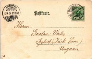 1899 Berlin, Neukölln (Rixdorf); Rathaus, Letzte Mühle Kurz vor dem Abbruch, Behrendt Rollkrug. Kuns...