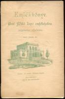 1889 Kolozsvár, Emlékkönyv Gróf Mikó Imre emlékszobra leleplezése alkalmára, pótolt címképpel?, 47p