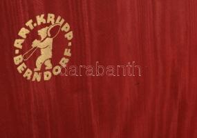 Art Krupp Berndorf 3 személyes evőeszköz készlet, ezüstözött, jelzett, dobozban