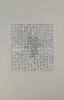 Luzsicza Lajos Árpád (1949-): Kapcsolatok (cím nélkül). Szitanyomat, papír, jelzett, számozott (6/10...