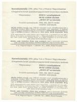 1974. "Ajándéksorsjegy - Textil- és papírgyűjtő hetek" az Észak-Magyarországi "MÉH&qu...