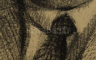 Olvashatatlan jelzéssel: Móricz Zsigmond. Litográfia, papír, lap alja feltehetően vágott, 38x27,5 cm